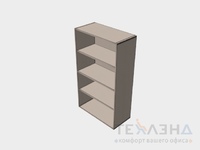 Кабинет для руководителя  из ЛДСП Стеллаж средний