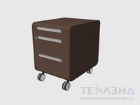 Кабинет руководителя из металлокаркаса Тумба выкатная с 3-мя ящиками