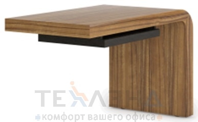 Боковая приставка DAO Business (ширина 1200 мм) арт. DK12 в шпоне Африканского ореха