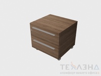 Кабинет руководителя зебрано Тумба подкатная на 2 ящика