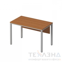 Офисный стол венге Стол на металлокаркасе МП2 с экраном ДСП, арт.156