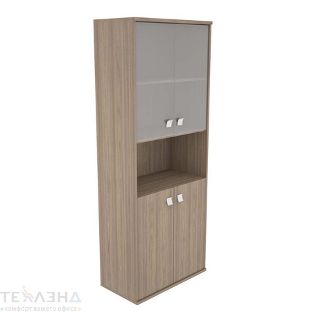 Шкаф со стеклянными дверьми с нишей Style Л.СТ – 1.4